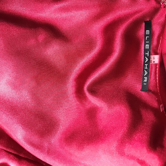 Rasberry Pink Elie Tahari Dress EUC 6 Pockets - Picture 7 of 7